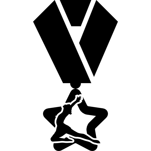stervormige medaille variant  icoon