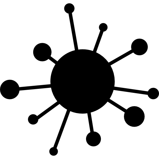 virus de computadora  icono