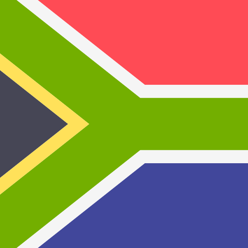 남아프리카 Flags Square icon