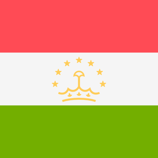 tadschikistan Flags Square icon