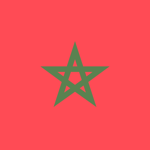 maroc Flags Square Icône