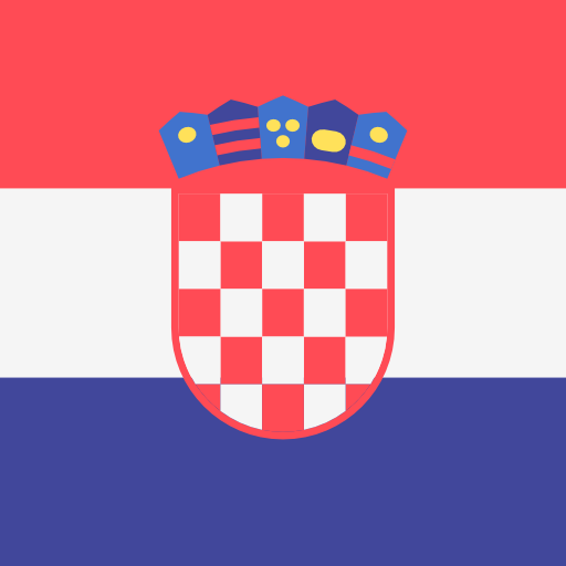 croacia Flags Square icono