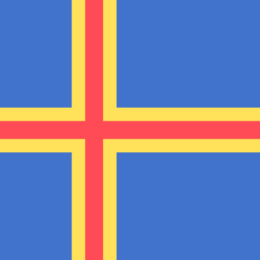 aland inseln Flags Square icon