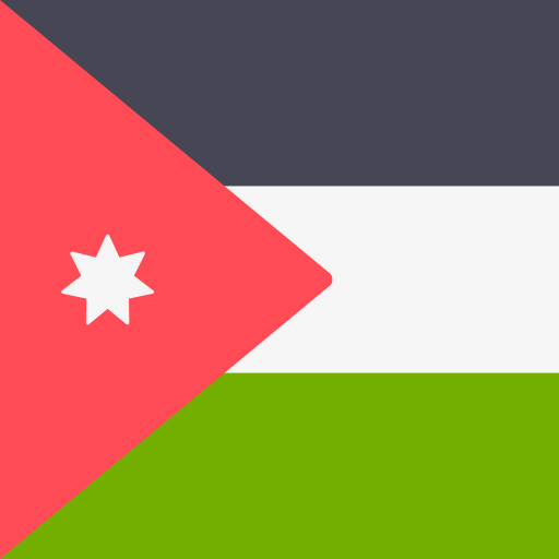 giordania Flags Square icona