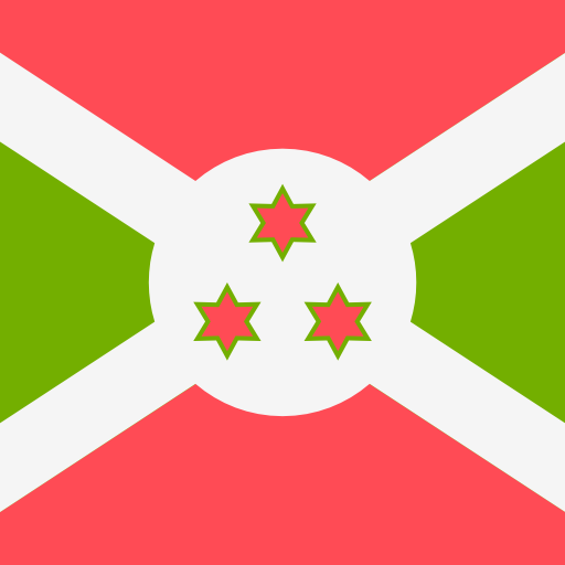 burundi Flags Square icoon