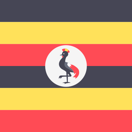 uganda Flags Square Ícone
