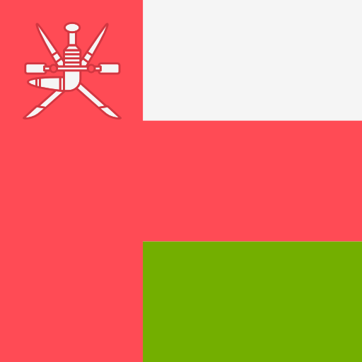 oman Flags Square icoon