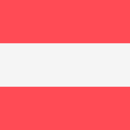 austria Flags Square icono
