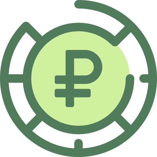 Ruble Monochrome Green icon