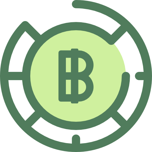 bahta tajskiego Monochrome Green ikona