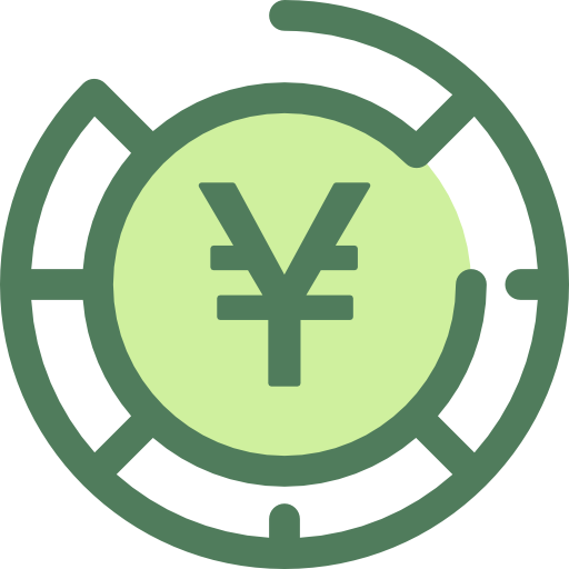 人民元 Monochrome Green icon