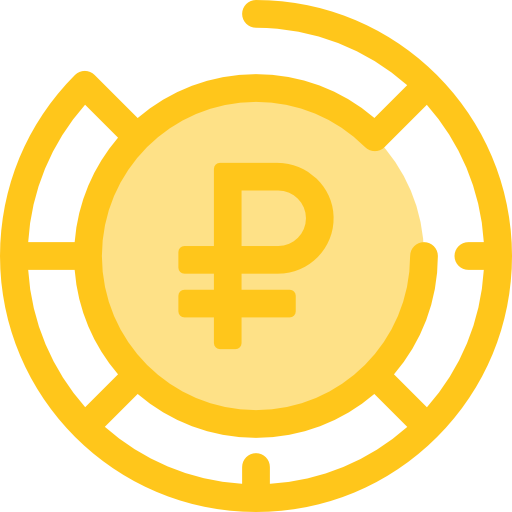 루블 Monochrome Yellow icon