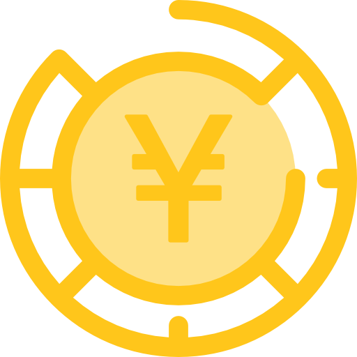 인민폐 Monochrome Yellow icon