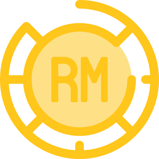 ringgit malayo Monochrome Yellow icono