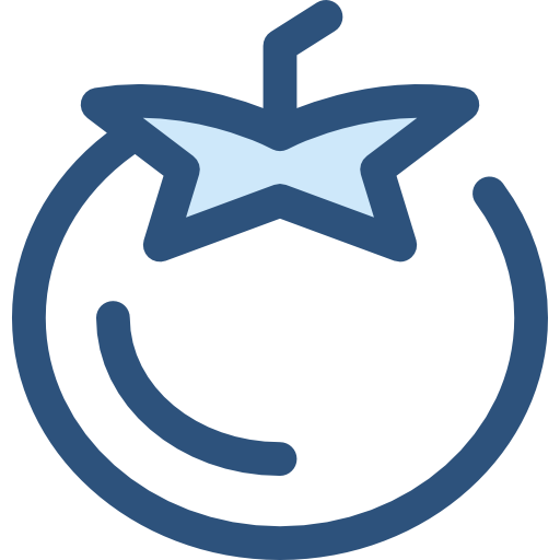 토마토 Monochrome Blue icon