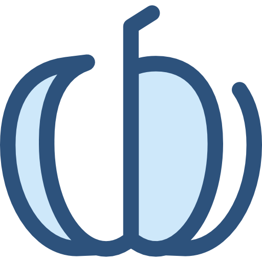 kürbis Monochrome Blue icon