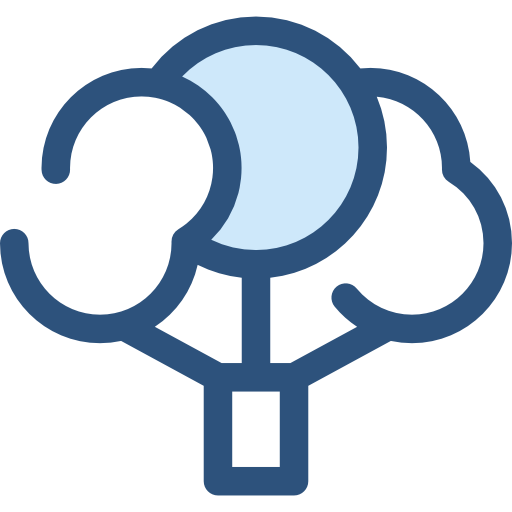 브로콜리 Monochrome Blue icon