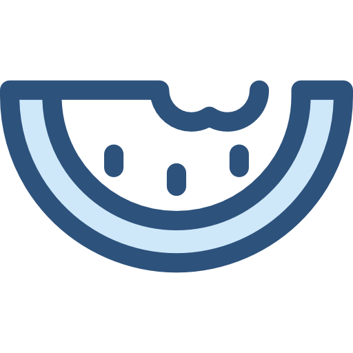 수박 Monochrome Blue icon
