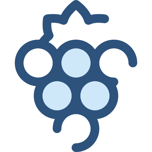 trauben Monochrome Blue icon