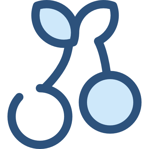 버찌 Monochrome Blue icon
