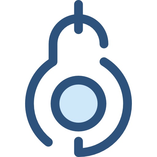 アボカド Monochrome Blue icon