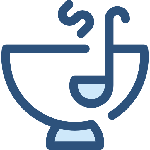 Soup Monochrome Blue icon