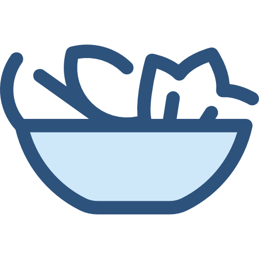 salade Monochrome Blue Icône