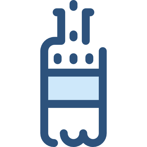 wasser Monochrome Blue icon