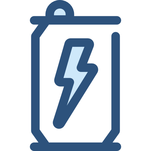 Energy drink Monochrome Blue icon