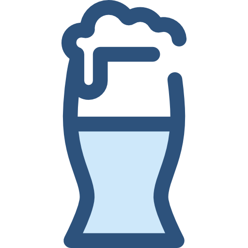 ビール Monochrome Blue icon