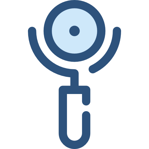 피자 커터 Monochrome Blue icon