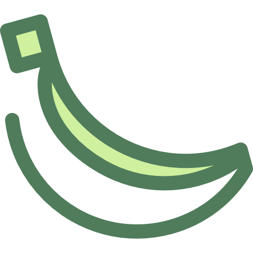 바나나 Monochrome Green icon