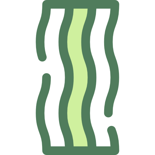 베이컨 Monochrome Green icon