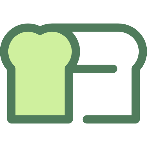 パン Monochrome Green icon