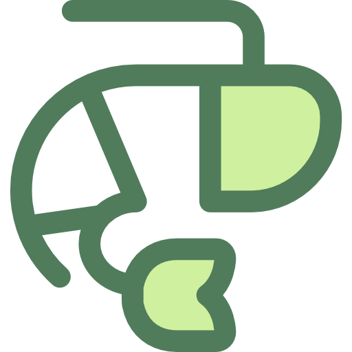 エビ Monochrome Green icon