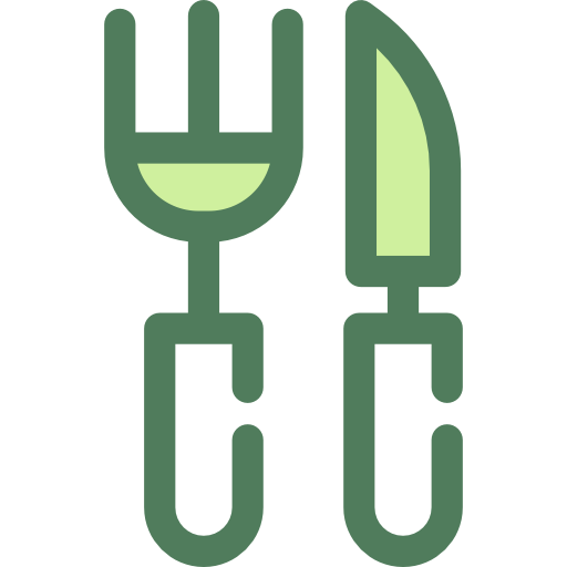 カトラリー Monochrome Green icon