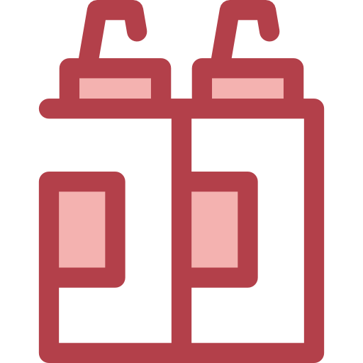 케첩 Monochrome Red icon