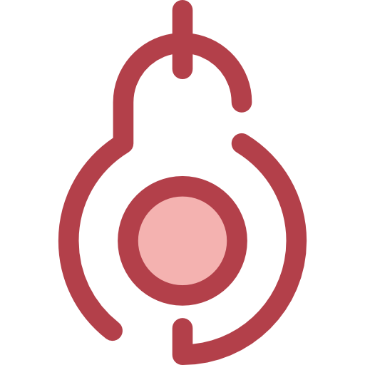 アボカド Monochrome Red icon