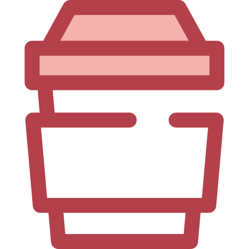 caffè Monochrome Red icona