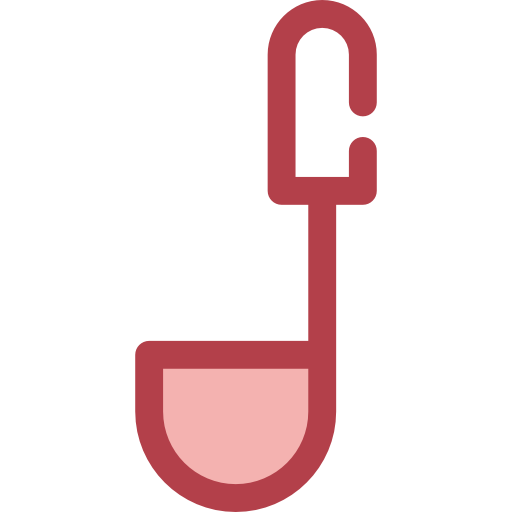 cucharón Monochrome Red icono