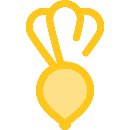 Radish Monochrome Yellow icon