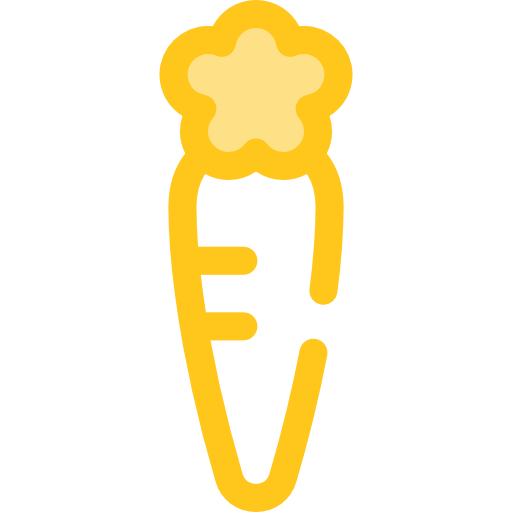 Carrot Monochrome Yellow icon