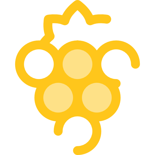 ブドウ Monochrome Yellow icon