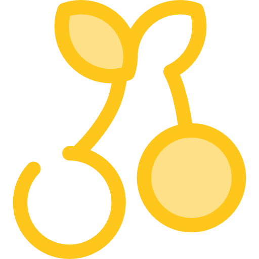 cerezas Monochrome Yellow icono