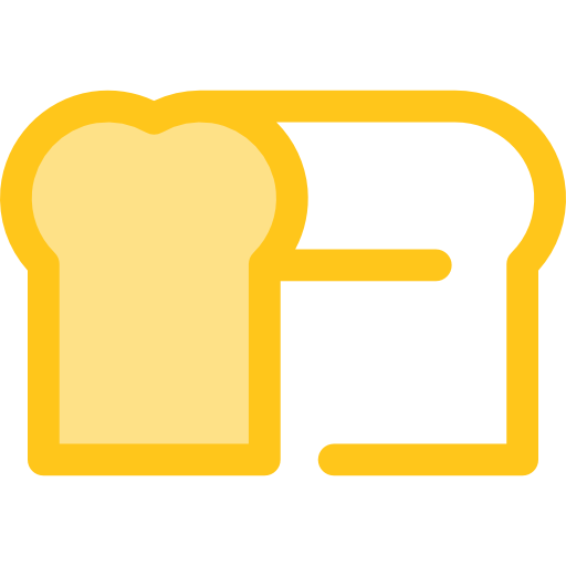 パン Monochrome Yellow icon