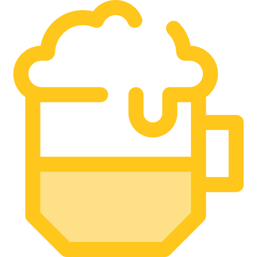 ビール Monochrome Yellow icon
