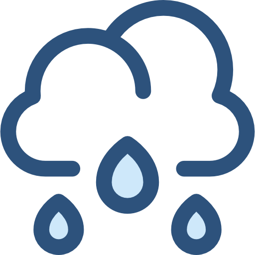 lluvia Monochrome Blue icono