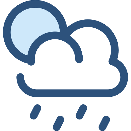 Дождливый Monochrome Blue иконка
