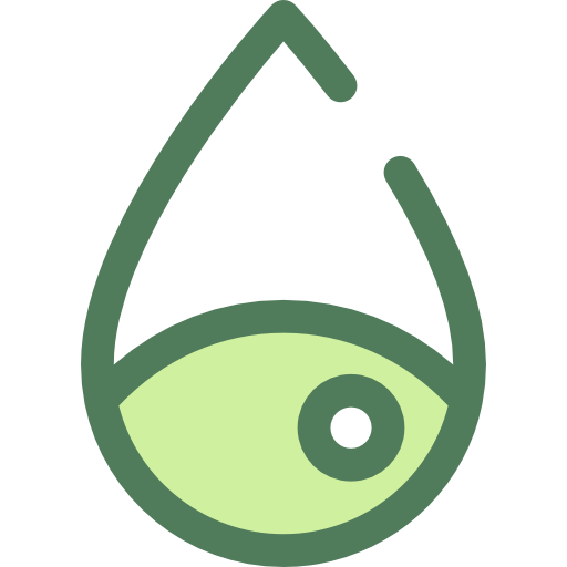 kropla deszczu Monochrome Green ikona