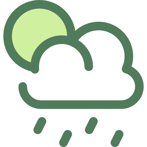 Дождливый Monochrome Green иконка
